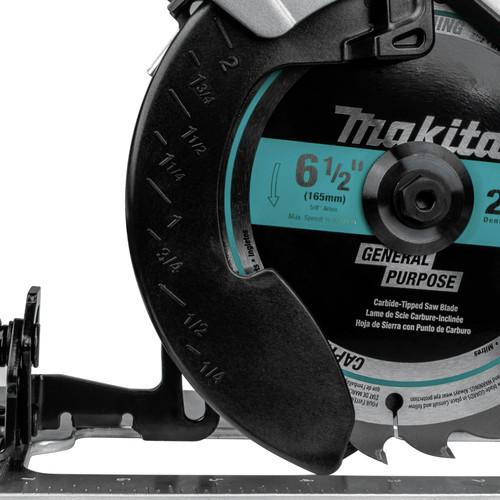 Makita 18V LXT Lithium-Ion Sub-Compact Brushless 6-1/2 in. Circular Saw, AWS Capable (Tool Only) - XSH05ZB - Image 9