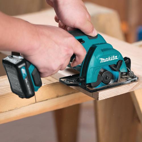 Makita 12V MAX CXT 2.0 Ah Cordless Lithium-Ion 3-3/8 in. Circular Saw Kit - SH02R1 - Image 3