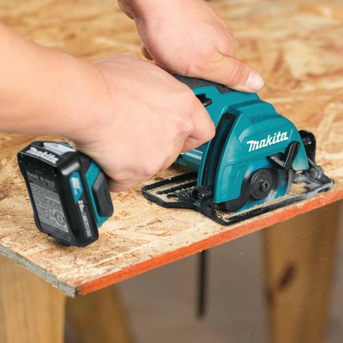 Makita 12V MAX CXT 2.0 Ah Cordless Lithium-Ion 3-3/8 in. Circular Saw Kit - SH02R1 - Image 4