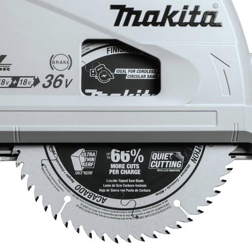 Makita 18V X2 LXT Lithium-Ion (36V) Brushless 6-1/2 in. Plunge Circular Saw with AWS (Tool Only) - XPS02ZU - Image 7