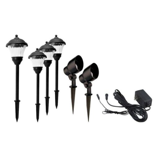 Better Homes and Gardens 6-Piece Archdale QuickFit LED Pathway Lighting Set