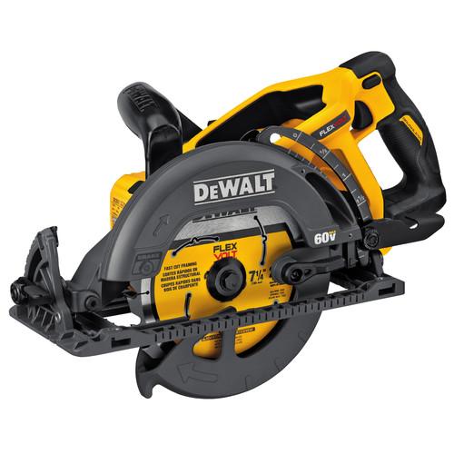 DEWALT FLEXVOLT 60V MAX 7-1/4 in. Worm Drive Style Saw (Tool Only) - DCS577B - Image 2