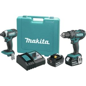 Factory Reconditioned Makita LXT Lithium-Ion Impact and Hammer Drill Combo Kit - XT261M-R