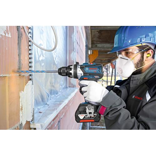 Bosch 18V Lithium-Ion EC Brushless Brute Tough 1/2 in. Cordless Hammer Drill Driver Kit (4 Ah) - HDH183-01 - Image 5