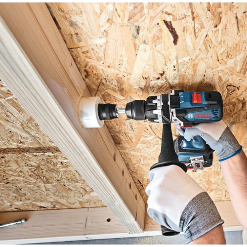 Bosch 18V Lithium-Ion EC Brushless Brute Tough 1/2 in. Cordless Hammer Drill Driver Kit (4 Ah) - HDH183-01 - Image 7
