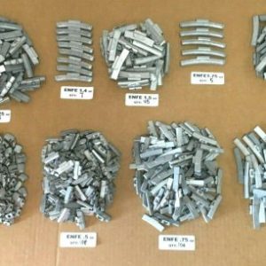 (BULK) ENFE Steel Wheel Weights for EN Flange Wheels, .25-2 Oz (700-Piece Total)