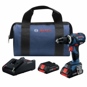 Bosch 18V Lithium-Ion Connected-Ready Compact Tough 1/2 in. Cordless Hammer Drill Kit (4 Ah) - GSB18V-535CB25
