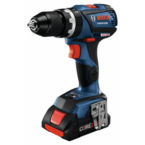Bosch 18V Lithium-Ion Connected-Ready Compact Tough 1/2 in. Cordless Hammer Drill Kit (4 Ah) - GSB18V-535CB25 - Image 2