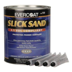 Evercoat? Slick SandTM Polyester Primer (2K)- Gray, Gallon, Made in USA #ME-709