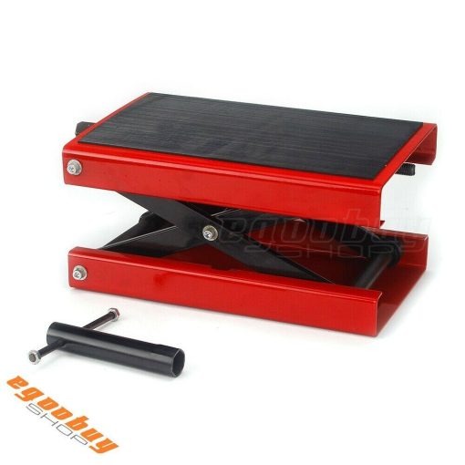 Wide Deck Scissor Lift Jack Crank Stand 1100 lbs Universal For Motorcycles ATVs - Image 3