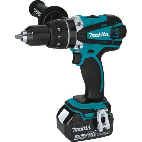 Makita 18V LXT Lithium-Ion 1/2 in. Cordless Drill Driver Kit (4 Ah) - XFD03M - Image 2