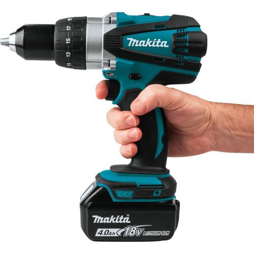Makita 18V LXT Lithium-Ion 1/2 in. Cordless Drill Driver Kit (4 Ah) - XFD03M - Image 3