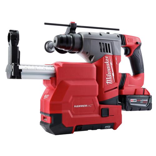 Factory Reconditioned Milwaukee 2715-82DE M18 FUEL Cordless Lithium-Ion 1-1/8 in. SDS Plus Rotary Hammer with HAMMERVAC - Image 2