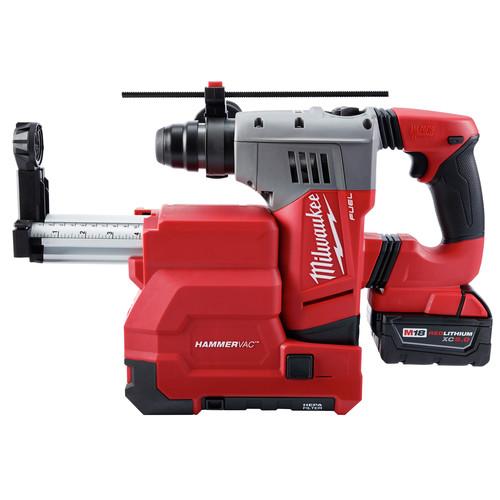 Factory Reconditioned Milwaukee 2715-82DE M18 FUEL Cordless Lithium-Ion 1-1/8 in. SDS Plus Rotary Hammer with HAMMERVAC - Image 3