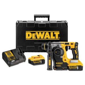 DEWALT 20V MAX XR Cordless Lithium-Ion 1 in. L-Shape SDS-Plus Rotary Hammer Kit - DCH273P2