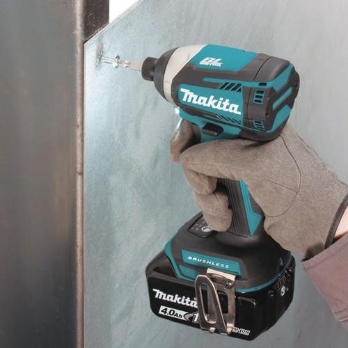 Factory Reconditioned Makita 18V 4.0 Ah LXT Cordless Lithium-Ion Hammer Drill and Impact Driver Combo Kit - XT268M-R - Image 3
