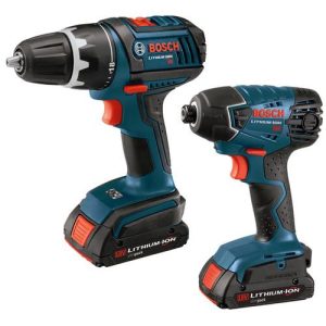 Factory Reconditioned Bosch 18V Lithium-Ion 1/2 in. Drill Driver and Impact Driver Combo Kit - CLPK232-180-RT