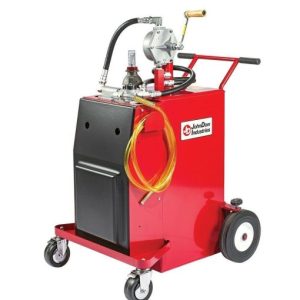 John Dow FC-P30-UL Listed Steel Gas Caddy With Manual Pump, 30 Gal