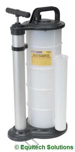 Sealey Vacuum Fluid Extractor 9 Litre Tank Drainer Water Engine Oil - TP6901