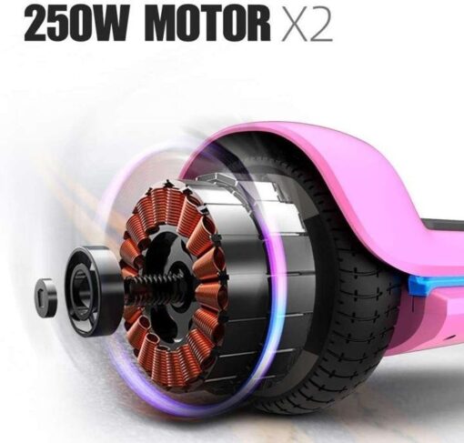 6.5 Inch Swift with Flashed Wheel Smart Self Balancing Scooter with Music Speaker App-Enabled Hoverboard UL2272 Certified - Image 4