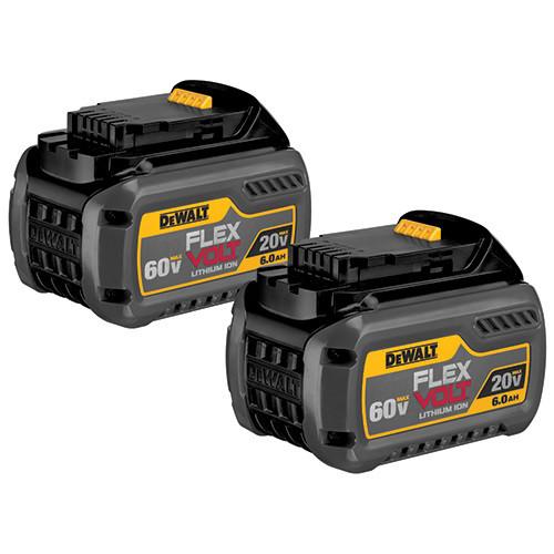 DEWALT 20V-60V MAX FLEXVOLT 6 Ah Lithium-Ion Battery (2-Piece) - DCB606-2 - Image 2