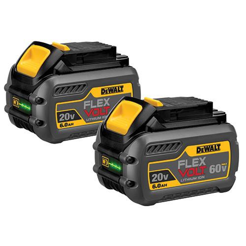 DEWALT 20V-60V MAX FLEXVOLT 6 Ah Lithium-Ion Battery (2-Piece) - DCB606-2 - Image 3
