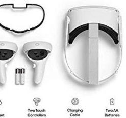 Oculus Quest 2 : AdvanOculus Quest 2 : Advanced All-in-One Virtual Reality Gaming Headset - Image 2