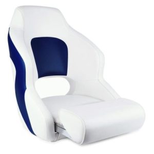 Premium Boat Seats | Two Tone Captain’s Bucket Boat Seats Model A