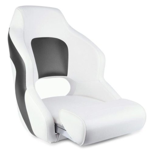 Premium Boat Seats | Two Tone Captain’s Bucket Boat Seats Model A - Image 3