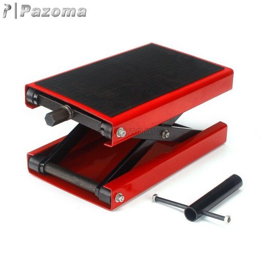 1100LBS Motorcycle MX Supermoto ATV Scissor Jack Center Lift Crank Repair Stand - Image 4