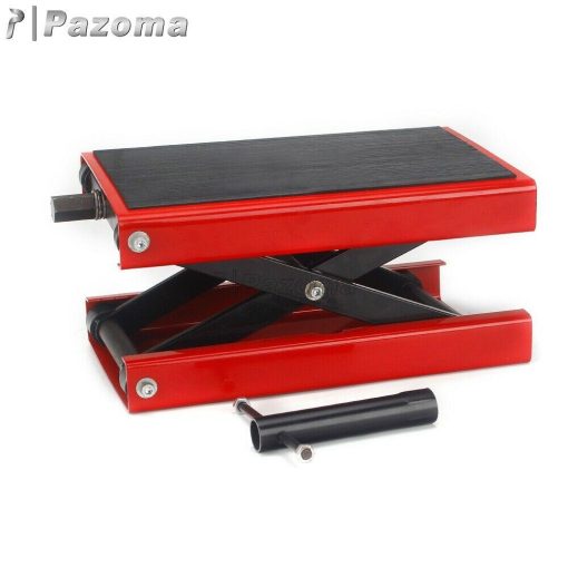 1100LBS Motorcycle MX Supermoto ATV Scissor Jack Center Lift Crank Repair Stand - Image 5