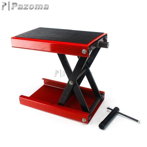 1100LBS Motorcycle MX Supermoto ATV Scissor Jack Center Lift Crank Repair Stand - Image 9