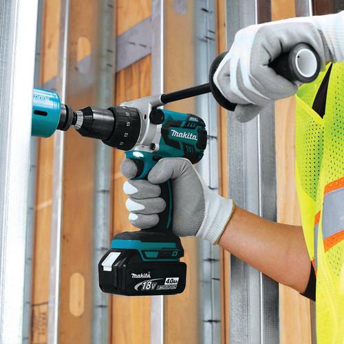 Factory Reconditioned Makita 18V LXT 4.0 Ah Cordless Lithium-Ion Brushless Impact Driver and Hammer Drill Driver Combo Kit - XT252MB-R - Image 4