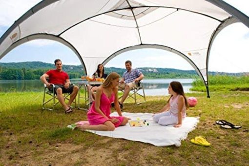 Coleman Gazebo Event Shelter XL 4.5 x 4.5 m for Festivals, Garden and Camping, Sturdy Steel Poles Construction, Large Event Tent with Sun Protection SPF 50+ - Image 3
