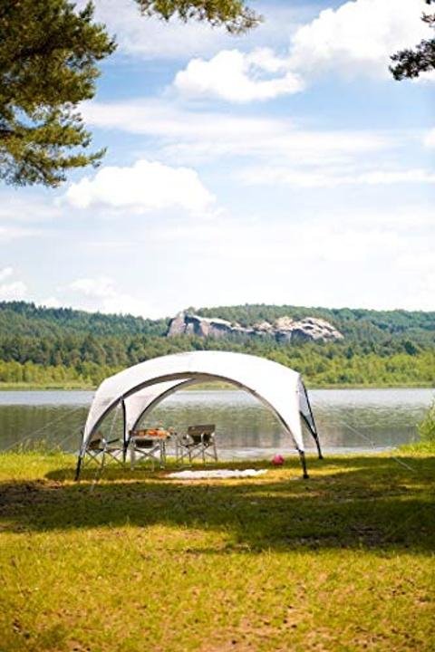 Coleman Gazebo Event Shelter XL 4.5 x 4.5 m for Festivals, Garden and Camping, Sturdy Steel Poles Construction, Large Event Tent with Sun Protection SPF 50+ - Image 4