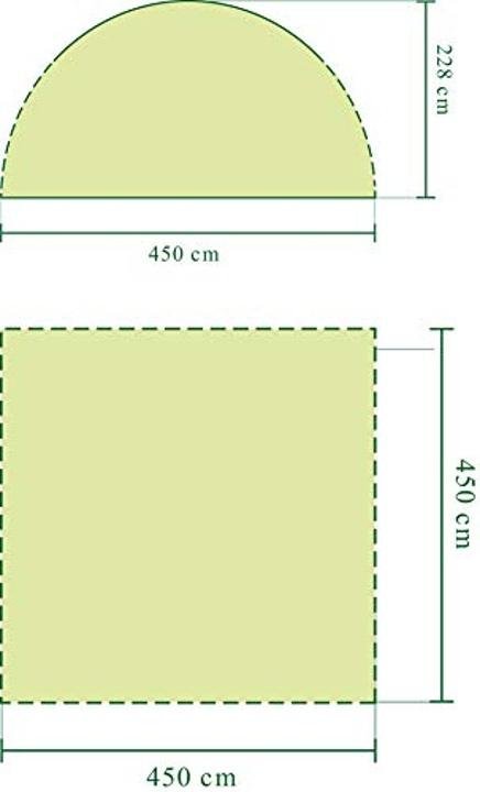 Coleman Gazebo Event Shelter XL 4.5 x 4.5 m for Festivals, Garden and Camping, Sturdy Steel Poles Construction, Large Event Tent with Sun Protection SPF 50+ - Image 6