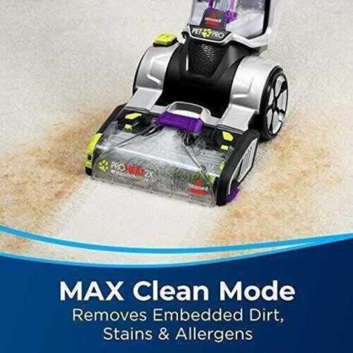 ProHeat 2X Revolution Max Clean Pet Pro Full-Size Carpet Cleaner, 1986, with Antibacterial Formula and Bonus 3∩∩ Tough Stain Tool - Image 9