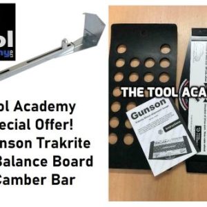 Gunson Trakrite Wheel Alignment Tracking Gauge Tool + Balance Board + Camber Bar