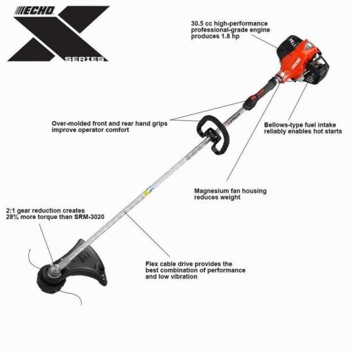 ECHO 30 cc Gas 2-Stroke Cycle Straight Shaft String Trimmer - Image 2
