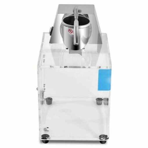 440LBS/H Stainless Steel Electric Snow Cone Machine Ice Crusher Shaver with Dual Blades for Home & Commercial Use - Image 3