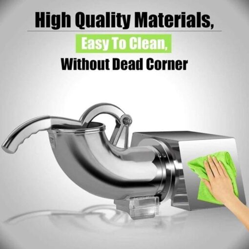 440LBS/H Stainless Steel Electric Snow Cone Machine Ice Crusher Shaver with Dual Blades for Home & Commercial Use - Image 7