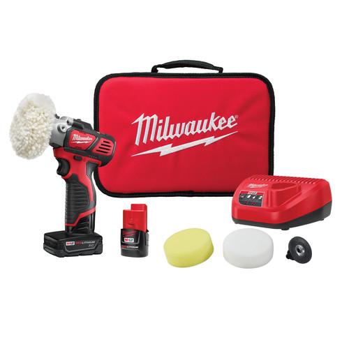 Milwaukee 2438-22X M12 Lithium-Ion Variable Speed Polisher-Sander XC Kit