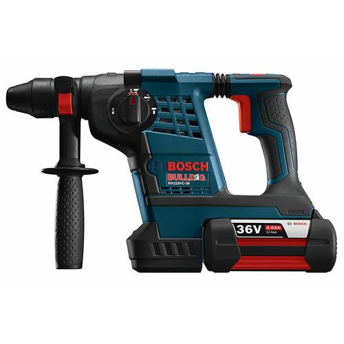 Factory Reconditioned Bosch 36V Cordless Lithium-Ion 1-1/8 in. SDS-Plus Rotary Hammer Kit - RH328VC-36K-RT - Image 2