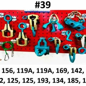 SET#39 HEAVY DUTY AUTO BODY FRAME MACHINE 14 PIECE PULLING TOOLS AND CLAMPS