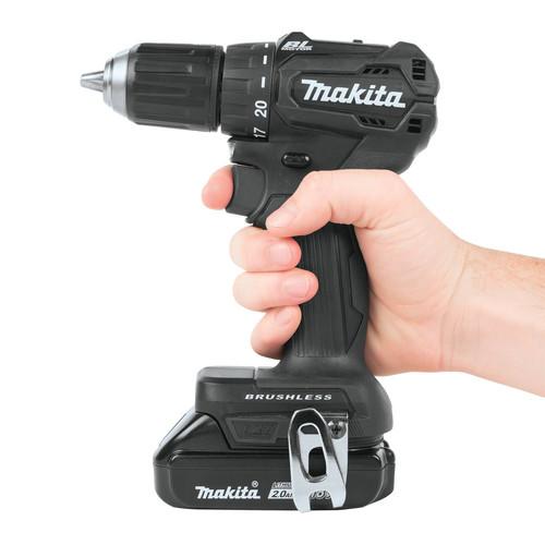 Makita 18V LXT Lithium-Ion Brushless Sub-Compact 1/2 in. Cordless Drill Driver Kit (2 Ah) - XFD11R1B - Image 5