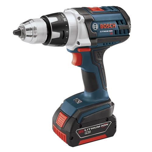 Factory Reconditioned Bosch 18V Lithium-Ion Brute Tough 1/2 in. Cordless Drill Driver Kit - DDH181-01-RT