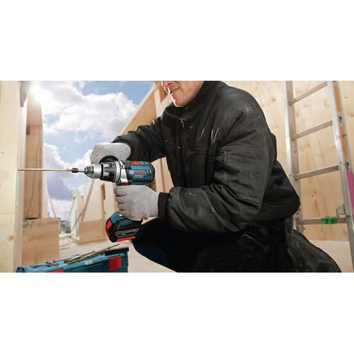 Factory Reconditioned Bosch 18V Lithium-Ion Brute Tough 1/2 in. Cordless Drill Driver Kit - DDH181-01-RT - Image 5