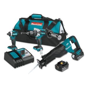 Makita 18V LXT 5.0 Ah Cordless Lithium-Ion Brushless 3-Piece Combo Kit - XT330T