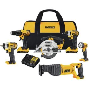 Factory Reconditioned DEWALT 20V MAX Compact 6-Tool Combo Kit - DCK621D2R