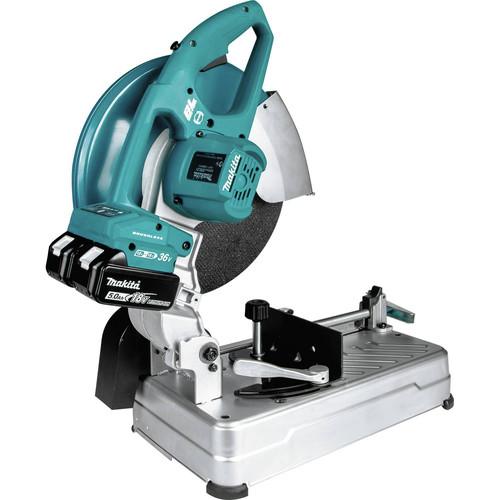 Makita 18V X2 LXT 5.0Ah Lithium-Ion Brushless Cordless 14 in. Cut-Off Saw Kit - XWL01PT - Image 2